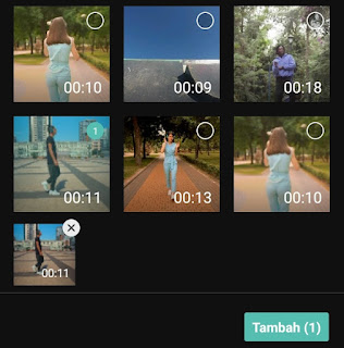 tambahkan video ke proyek