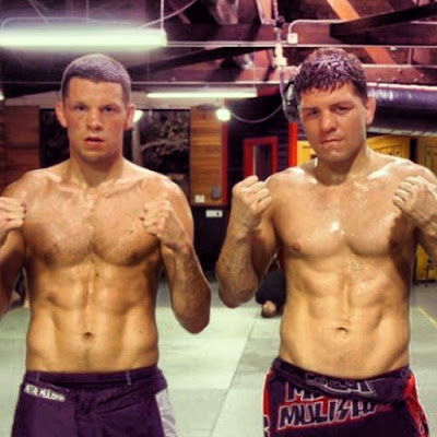 Nick and Nate Diaz brothers brawl