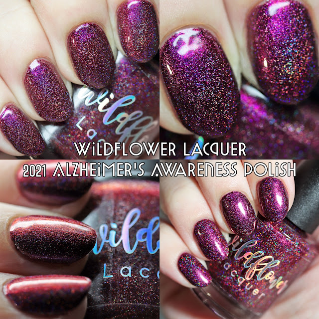 Wildflower Lacquer 2021 Alzheimer's Awareness Polish