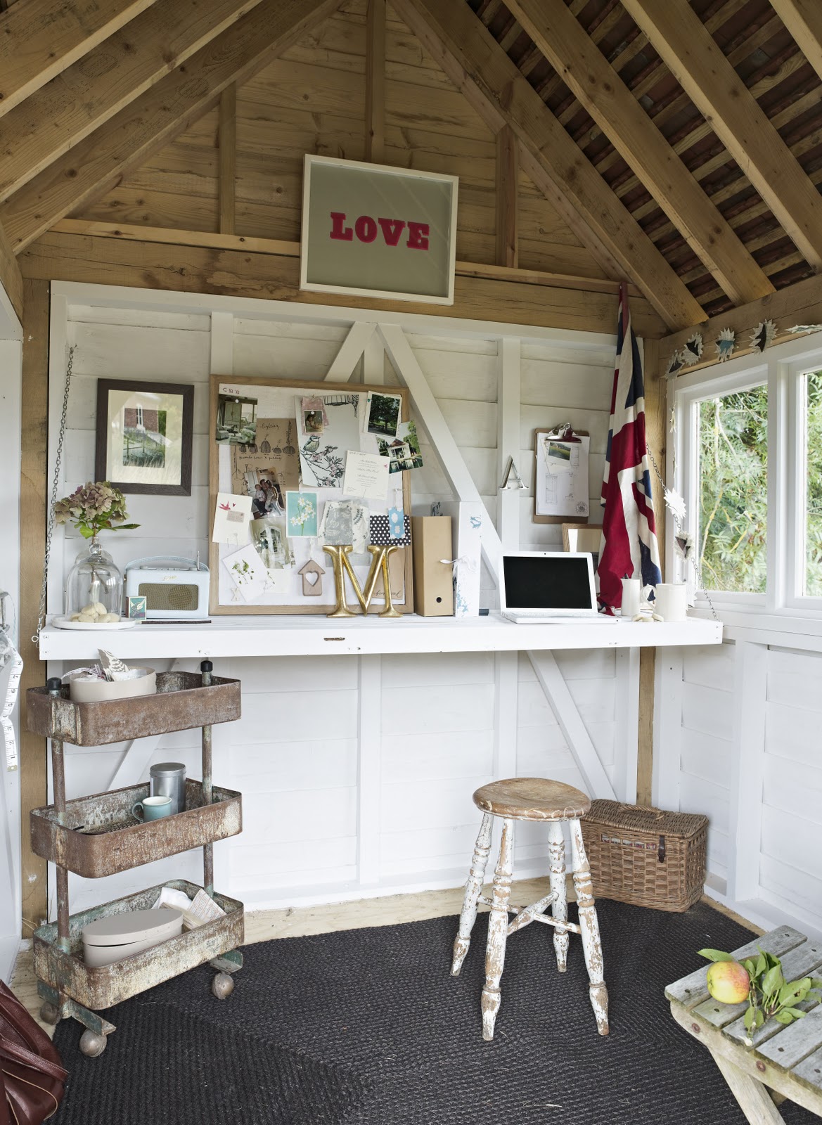 from little acorns: oak potting shed