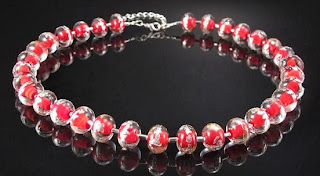 handmade lampwork beads jewelry necklace