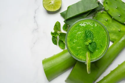 How To Lose Weight Naturally - Aloe vera juice