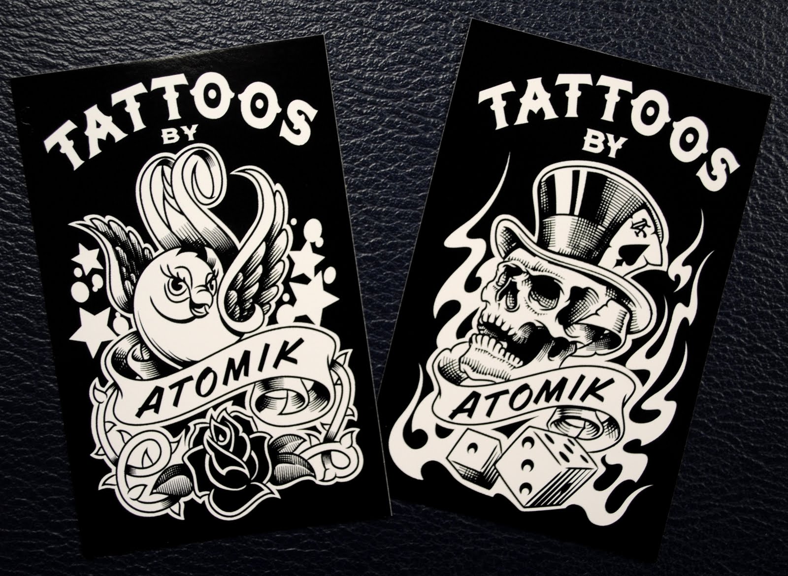 atomik New Atomik Tattoo  Stickers  