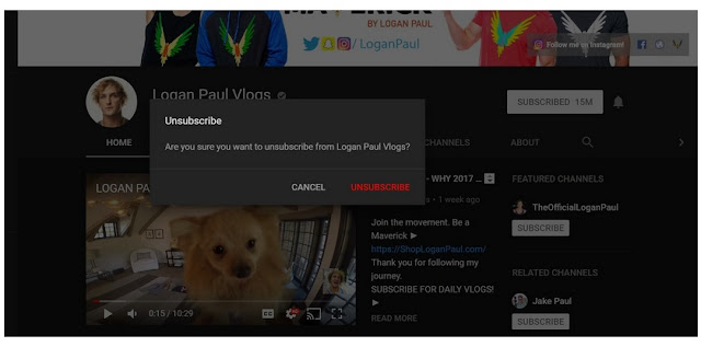 Cara unsubscribe dari Channel YouTube untuk berhenti berlangganan dari saluran 