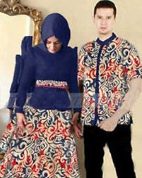 Model Baju Batik Gamis Sarimbit Serasi