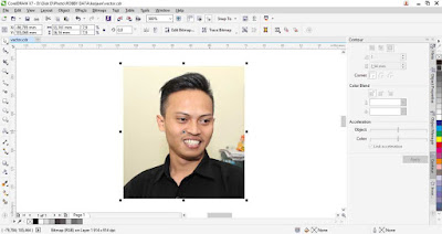 Masukan / Import Objek Foto ke Lembar Kerja CorelDRAW