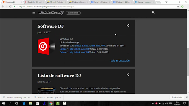 Entrada Software DJ