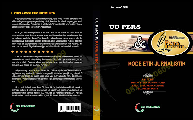 Buku Undang-Undang Pers dan Kode Etik Jurnalistik