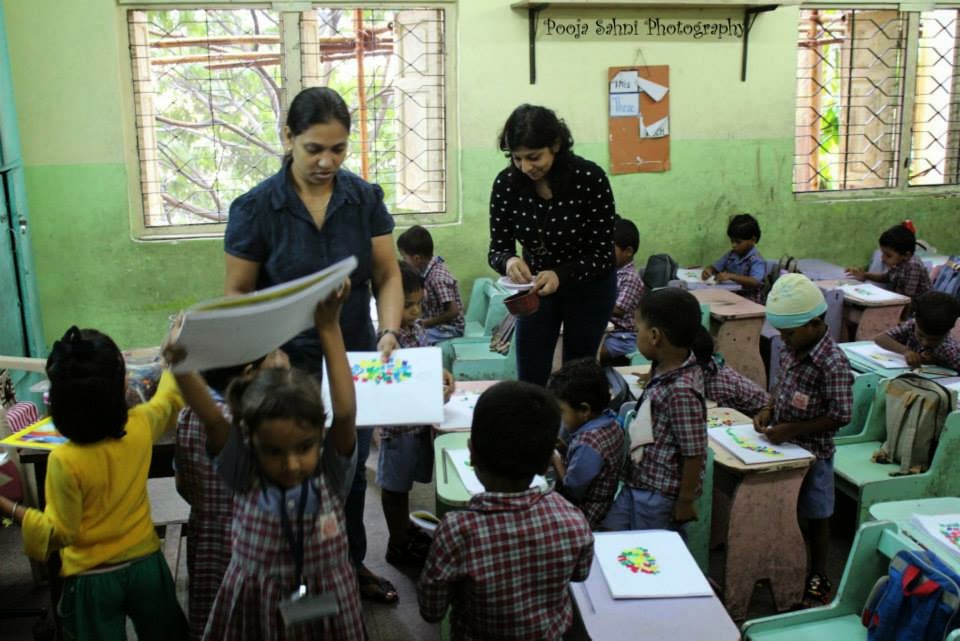 Mumbai_Public_School_MPS_Juhu_Nagriksatta_Ward_63_Gandhigram_President_Sherley_Singh_Secretary_Anjali_Bose_Treasurer_Anil_Desai_BMC_School_Mumbai_Bmc_School_English_Mediam_music_session_Paper_sticking