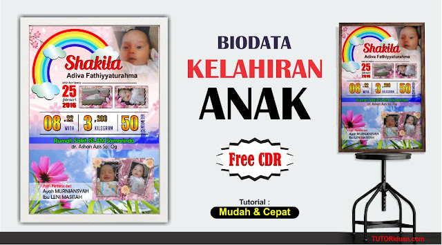 Biodata Kelahiran Anak CorelDraw Free CDR