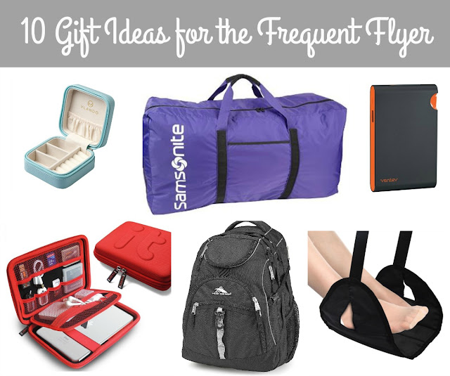 From the organized packer to the techie traveler, you will find a little something for all your favorite jet setters this holiday season with this collection of 10 Gift Ideas for the Frequent Flyer.