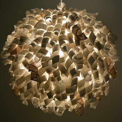 diy book lampshade light indoor sojourner