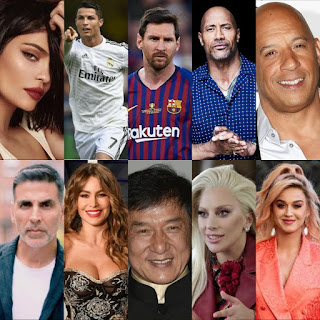 Top highest paid celebrity Forbes list
