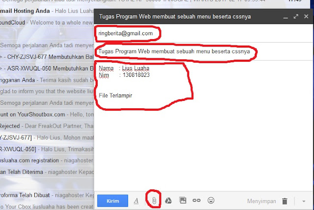 Cara Mengirim File Dengan Baik dan Benar Lewat E-mail Gmail