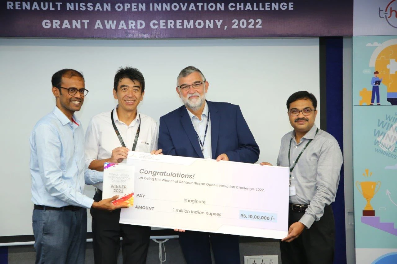 T-Hub, Renault Nissan Technology and Business Centre India Award INR 4 Mn Grant to 4 Indian Start-ups