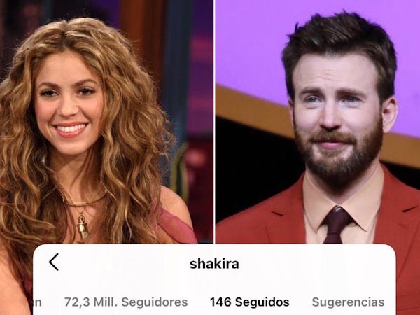 El Capitán América se declara fan acérrimo de Shakira en plena separación
