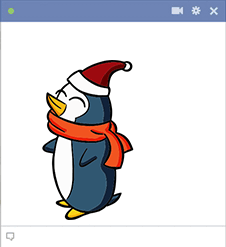 Xmas Penguin Emoji