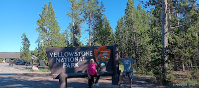 Entrada Oeste al Parque Nacional de Yellowstone.
