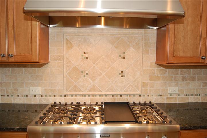 Beige Subway Tile Backsplash