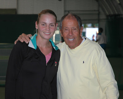 Former world 4 Jelena Dokic is training at the Nick Bollettieri Tennis 