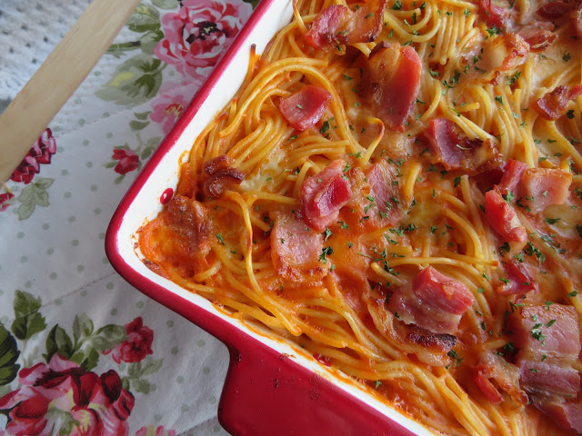 Hazel's Baked Spaghetti