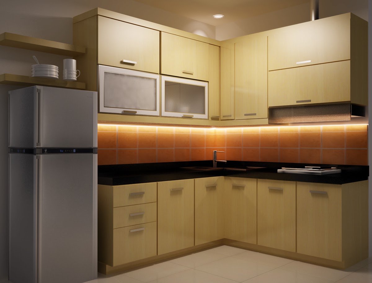 IDEsign arsitektur Kombinasi Warna Kontras untuk Dapur