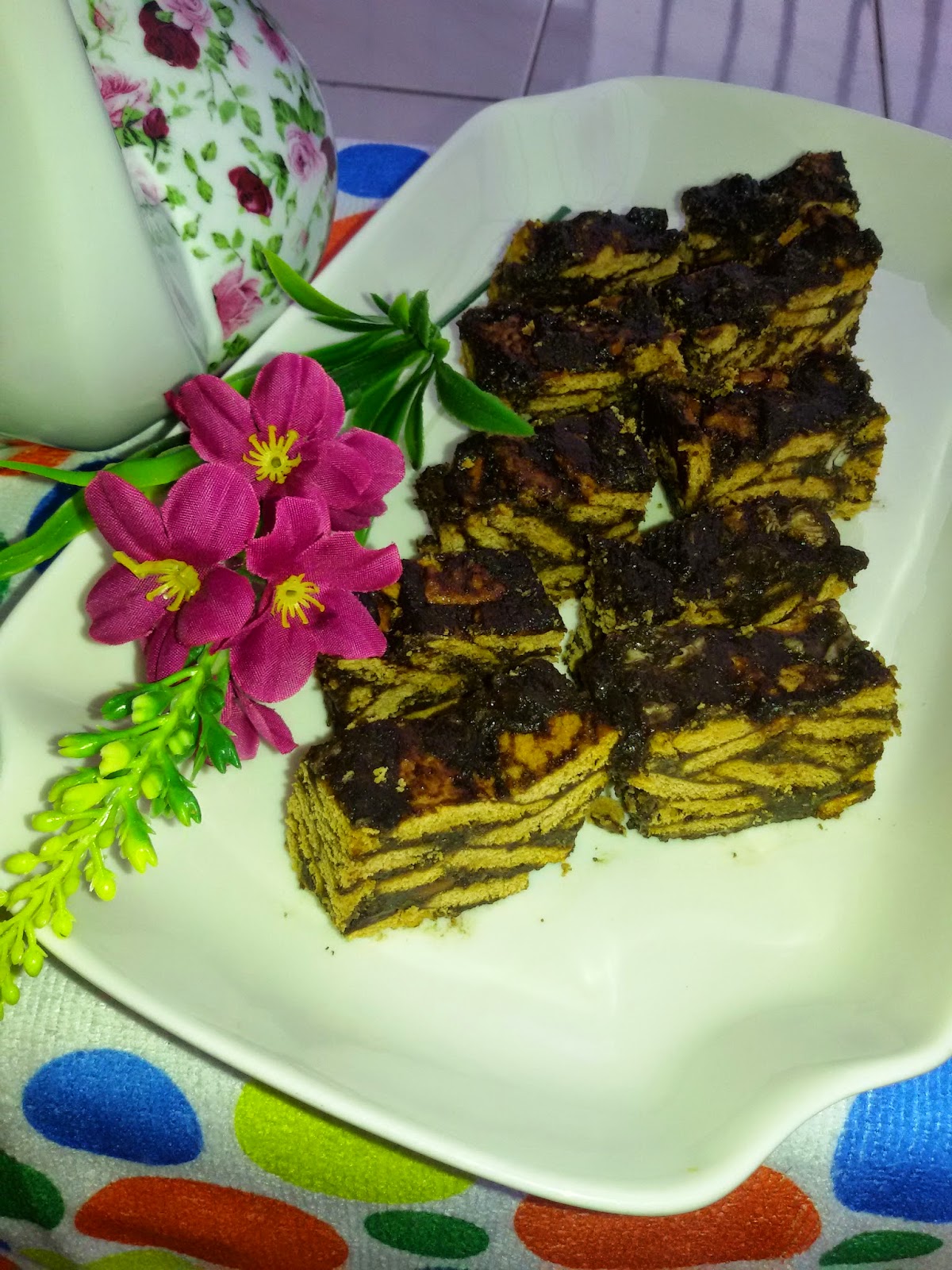 Jalan & Makan: Resepi Kek Batik Simple yang Moist.
