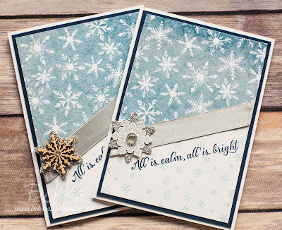 Fast and Fabulous Christmas Card Featuring the Season Of Cheer Papers from Stampin' Up! UK