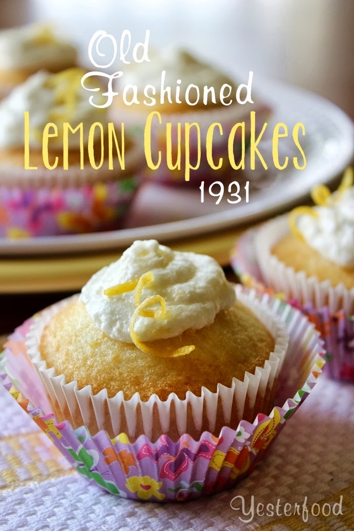 Old Fashioned Lemon Cupcakes