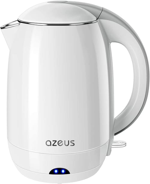 AZEUS 1500W Double Wall Electric Kettle BPA Free