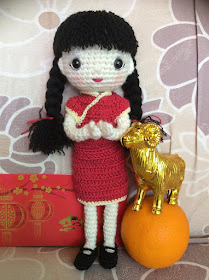 Amigurumi doll for Chinese New Year
