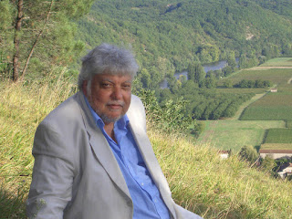 Indra Sinha near his home in France. Picture by Dan Sinha.