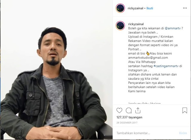 Pemilik Ammar TV Ricky Zainal Minta Maaf