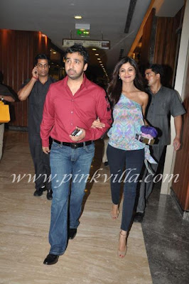 Shilpa Shetty & Raj Kundra Visit Manyata Dutt Baby Shower ceremony at Veda