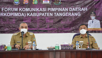 Ingat 10 Oktober Pilkades Serentak, Pemkab Tangerang Gelar Rakor Forkopimda