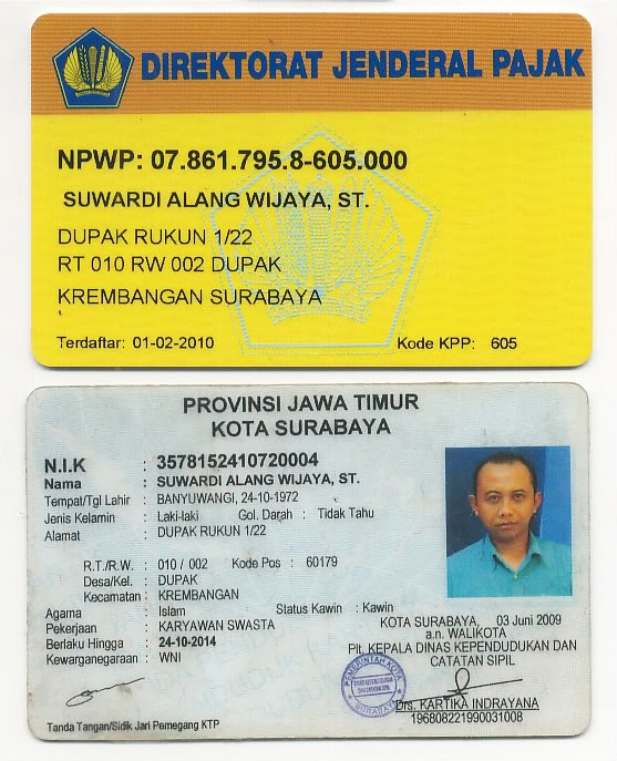 Contoh Surat Pernyataan Pembuatan Npwp Pribadi