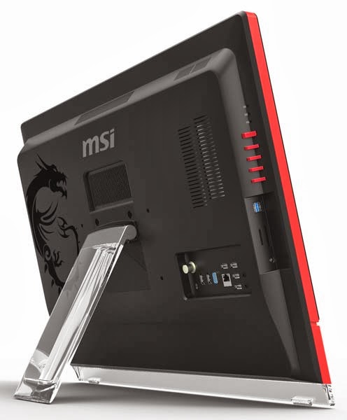 порты на левой стороне моноблока MSI Wind Top AG2712