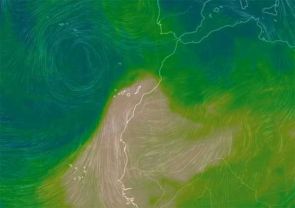 Entre intensas lluvias en Canarias y calima a alto nivel el jueves 25 de octubre