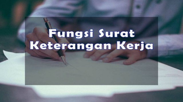 Surat Keterangan Kerja