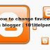 How To Change Favicon In Blogger