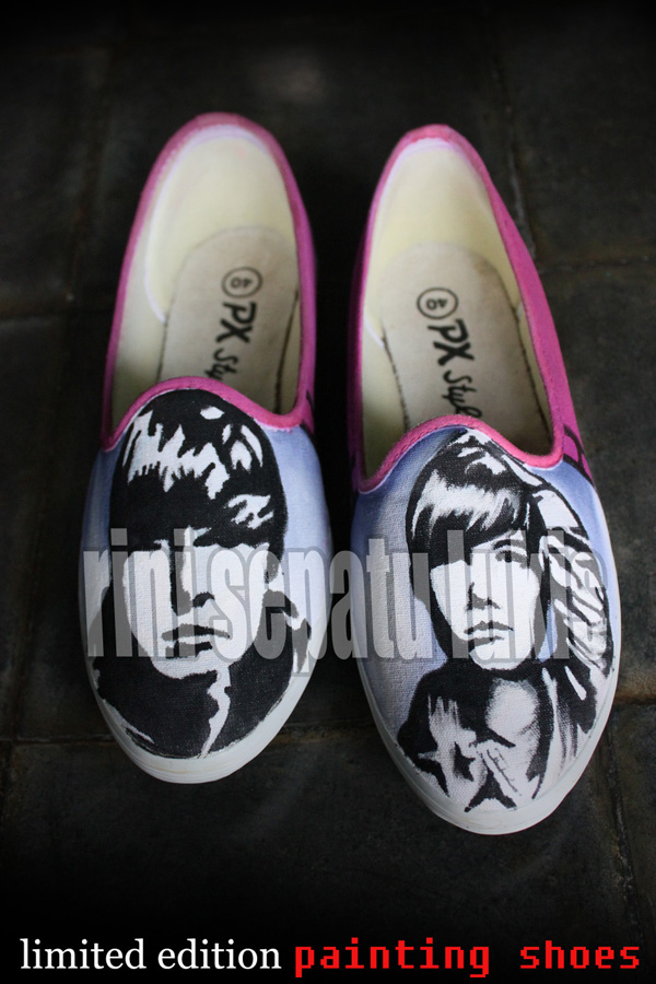 Painting Shoes  Justin Bieber