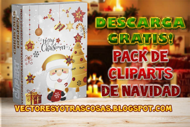 Pack de ClipArts Christmas Golden