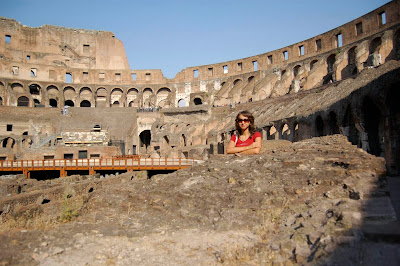 Estudiante de Italiano durante un paseo