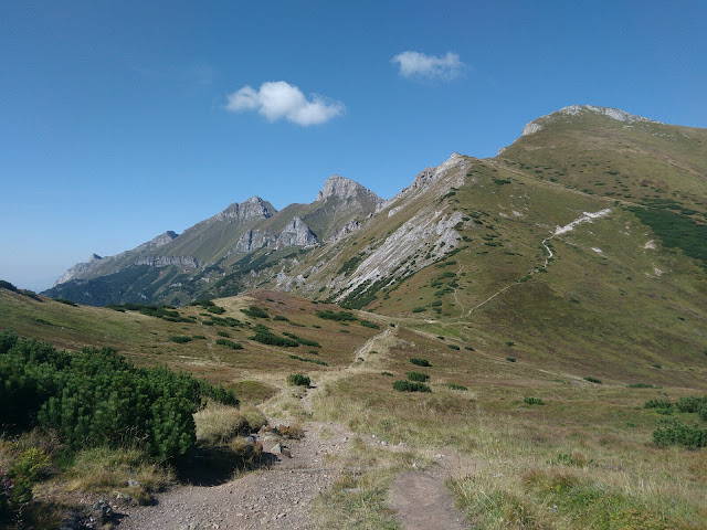 Belianske Tatry z Kopského sedla.