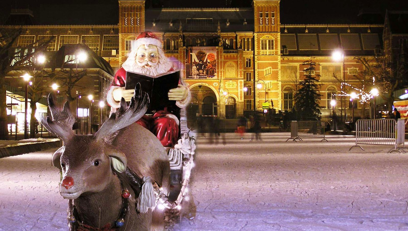 Christmas time in Amsterdam, Netherland