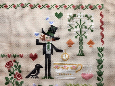 OwlForest Embroidery: Alice in Wonderland SAL part15