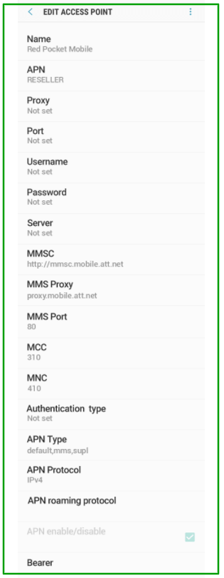 APN Settings for Red Pocket Mobile