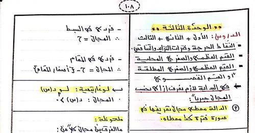 اقوى مراجعة تفاضل على الوحدة الثالثة للصف الثالث الثانوى 2023 اعداد الاستاذ/عماد صلاح