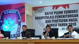 Ini Hasil Pleno KPU Selayar Terkait Perhitungan Suara Pileg 2019