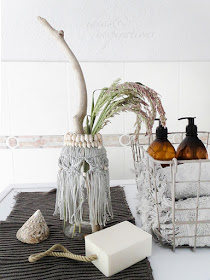Macrame Vase for your bathroom